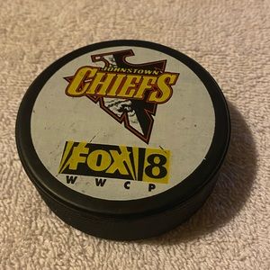 Johnstown Chiefs ECHL Vintage Hockey Puck